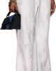 Acne Studios Acne Studios SSENSE Exclusive White Leather Trousers - 2