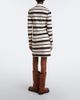 Acne Studios Acne Studios Striped cotton-blend jersey polo dress - 5