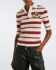 Acne Studios Acne Studios Striped cotton-blend jersey polo shirt - 2