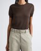Acne Studios Acne Studios Superfine Silk Blend Keyhole Top - 1