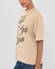 Acne Studios Acne Studios Talk To You Soon Tee Beige - 4