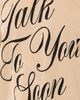 Acne Studios Acne Studios Talk To You Soon Tee Beige - 6