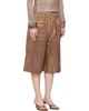 Acne Studios Acne Studios Tan Printed Shorts - 2