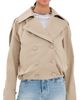 Acne Studios Acne Studios Twill Double Breasted Trench Coat Pale Beige - 1