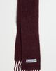 Acne Studios Acne Studios Vally Skinny Scarf Burgandy One - 2