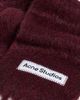 Acne Studios Acne Studios Vally Skinny Scarf Burgandy One - 4