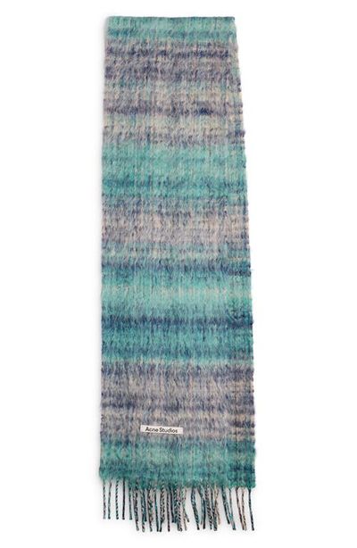 Acne Studios Acne Studios Vibot Mohair & Wool Blend Fringe Scarf