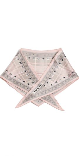 Acne Studios Acne Studios Volta Triangle Check Scarf Pink One