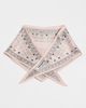 Acne Studios Acne Studios Volta Triangle Check Scarf Pink One - 2