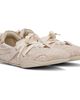 Acne Studios Acne Studios White & Beige Lace-Up Leather Sneakers - 4
