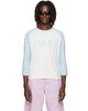 Acne Studios Acne Studios White & Blue Milk Graphic T-shirt - 1