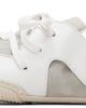 Acne Studios Acne Studios White Leather Lace-Up Sneakers - 3