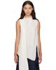Acne Studios Acne Studios White Silk Sleeveless Blouse - 1