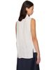 Acne Studios Acne Studios White Silk Sleeveless Blouse - 3