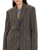 Acne Studios Acne Studios Wool Blend Blazer Brown/Black - 1