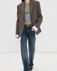 Acne Studios Acne Studios Wool Blend Blazer Brown/Black - 5