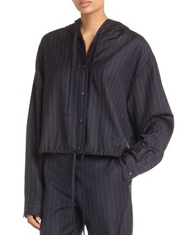 Acne Studios Acne Studios Wool Hooded Button Front Top