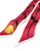 Acne Studios Acne Studios Yellow Rose Long Silk Scarf - 3