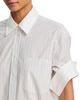 Acne Studios Acne Studios Yellow Rose Striped Cotton Shirt - 4
