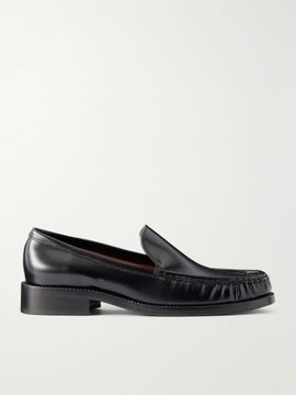 ACNE STUDIOS Boafer debossed leather loafers