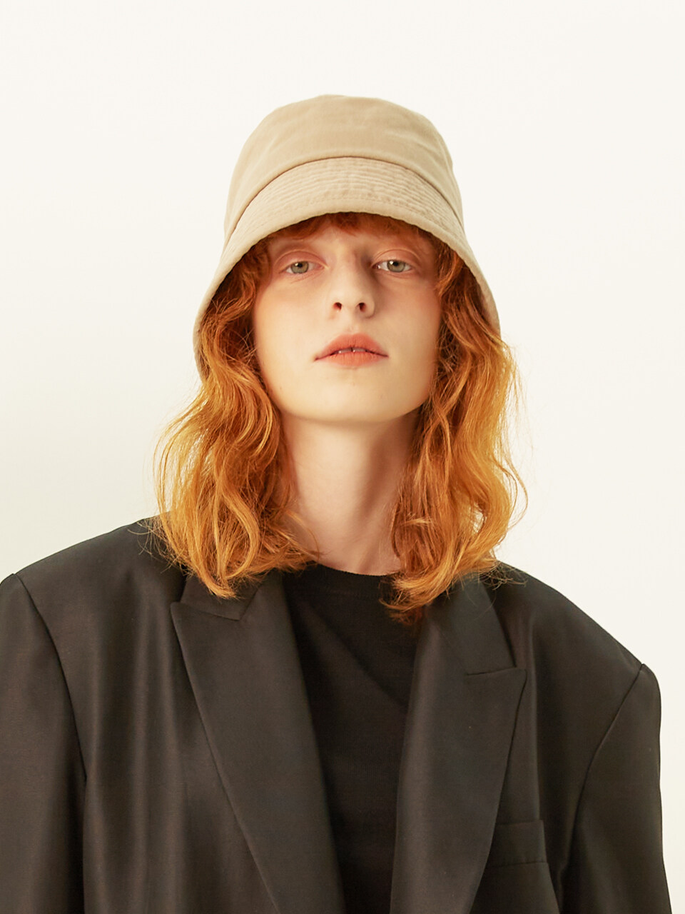ACONTT Cotton Washed Urban Bucket Hat - Beige