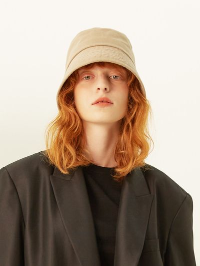 ACONTT Cotton Washed Urban Bucket Hat - Beige