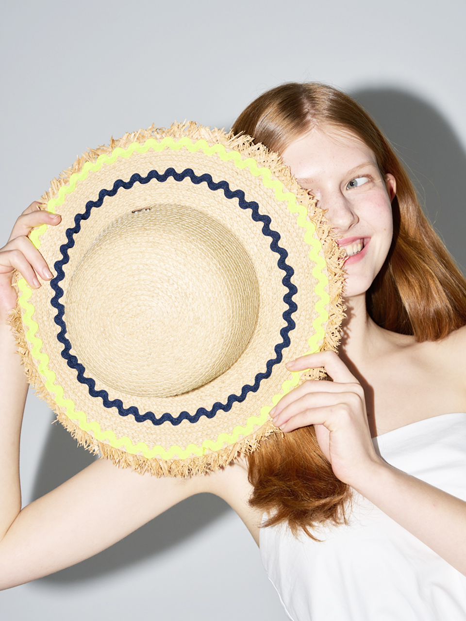 ACONTT Raffia Wave Floppy Hat_ 2 Colors