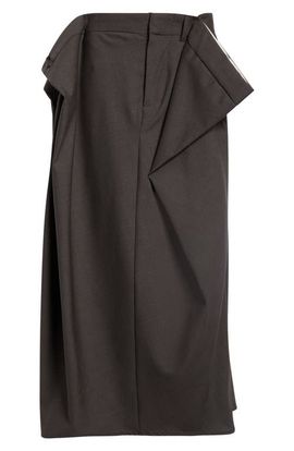 ACT N*1 ACT N*1 Folded Belt Midi Skirt