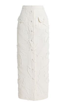 Adam Lippes Adam Lippes Dakota Cotton Fil Coupe Skirt