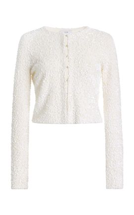 Adam Lippes Adam Lippes Raya Sequined Cardigan