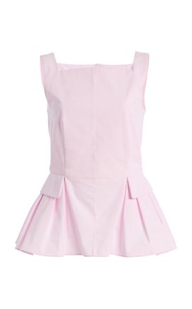 Adam Lippes Adam Lippes Soleil Cotton Poplin Top
