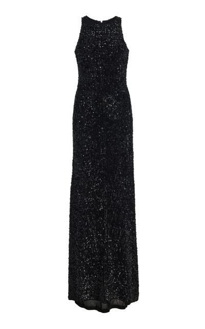 Adam Lippes Taylor Sequined Knitted Dress