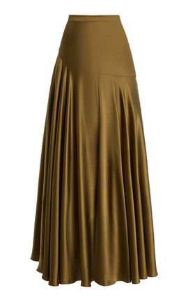 Adam Lippes Adam Lippes Thea Silk Charmeuse Skirt