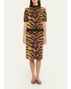 Adam Lippes Amari Brushed Cashmere Skirt - 2