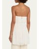 Adam Lippes Isla Pleated Delp Silk Strapless Top - 3