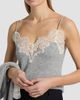 Adam Lippes Women's Beatrix Lace-Trim Cashmere Knit Cami - 6