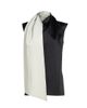 Adam Lippes Women's Bi-Color Satin Scarfneck Blouse - 1