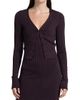 Adam Lippes Women's Greer Rib-Knit Chevron Cardigan - 3