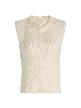 Adam Lippes Women's Gwen Brushed Mulberry Silk Knit Top