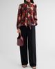 Adam Lippes Women's Joana Floral Silk Top - 2