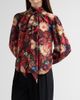 Adam Lippes Women's Joana Floral Silk Top - 4