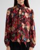 Adam Lippes Women's Joana Floral Silk Top - 5