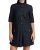Adam Lippes Women's Lauder Denim Shirtdress - 3