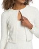 Adam Lippes Women's Raya Sequined Knit Crop Cardigan - 6
