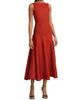 Adam Lippes Women's Ren Bias Cotton Midi-Dress - 3