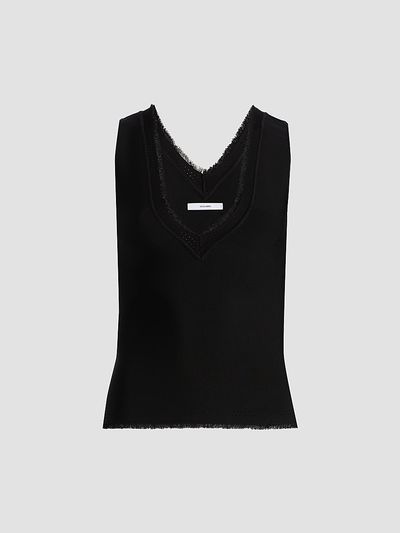 Adam Lippes Women's Ria Fringe-Edge Top