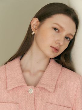 ADAUL Curve Point Ring Earrings (3 Colors)