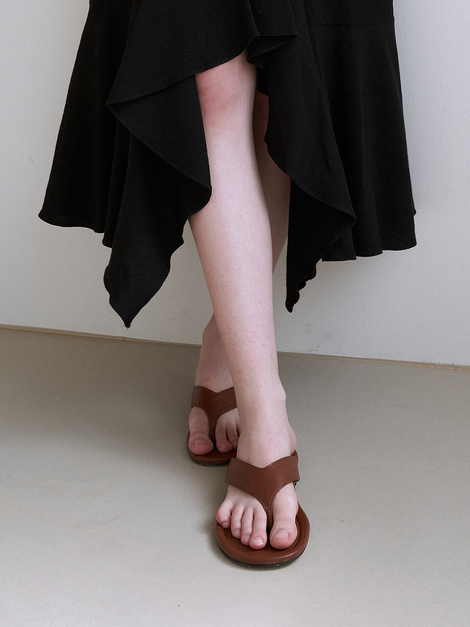 ADAUL Cushion Flip-flops - Brown