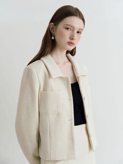 ADAUL Ella Two Pocket Tweed Jacket