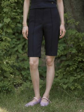 ADAUL Incision capri pants - black